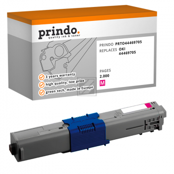 Prindo Toner-Kit m (PRTO44469705) ersetzt 44469705