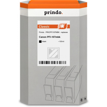 Prindo Tintenpatrone  bk matt (PRICPFI107MBK) ersetzt PFI-107MBK