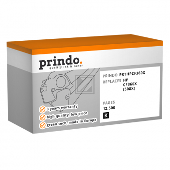Prindo Toner-Kartusche bk HC (PRTHPCF360X) ersetzt 508X