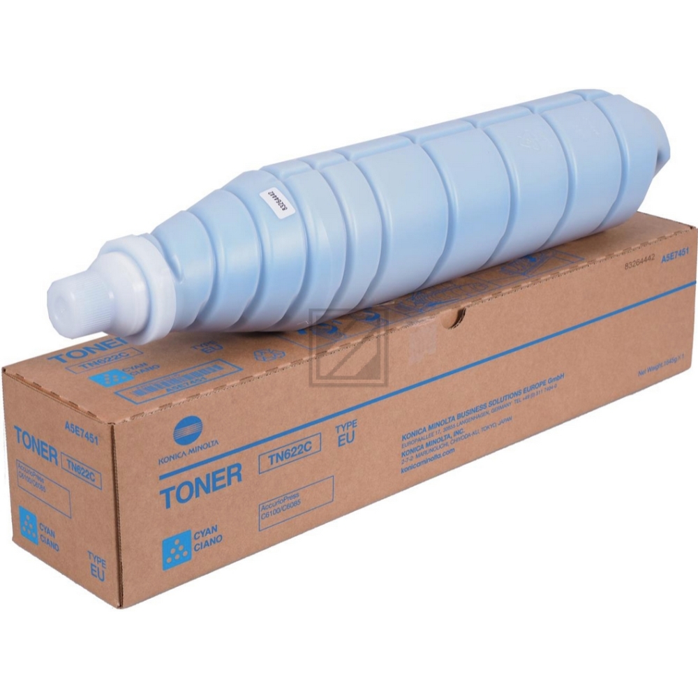 Konica Minolta Toner-Kit cyan (A5E7451, TN-622C)