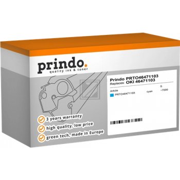 Prindo Toner-Kit c (PRTO46471103) ersetzt 46471103