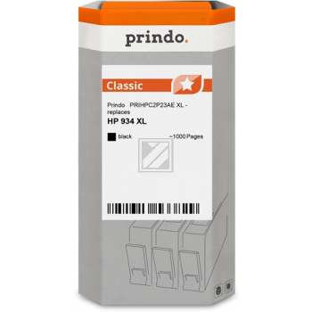 Prindo Tintenpatrone  bk HC (PRIHPC2P23AE) ersetzt 934XL