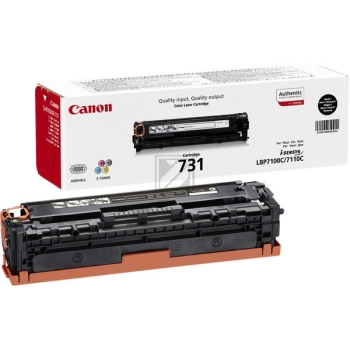 Canon Toner-Kartusche schwarz (6272B002, 731) Canon Toner-Kartusche schwarz (6272B002, 731)