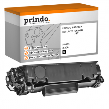 Prindo Toner-Kit bk (PRTC737) ersetzt 0737