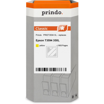 Prindo Tintenpatrone  y HC (PRIET3594) ersetzt 35XL