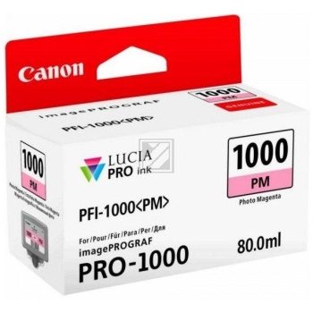 Canon Tintenpatrone photo magenta (0551C001, PFI-1000PM)