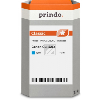 Prindo Tintenpatrone  c (PRICCLI526C) ersetzt CLI-526C